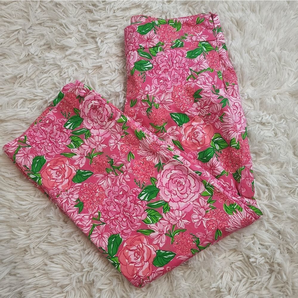 𝅺Lilly Pulitzer Kristen floral pants 2